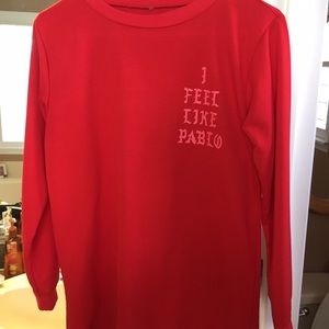 “I feel like Pablo” long sleeve shirt